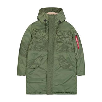 Alpha Industries Uomo, Cappotti, Verde, M, new