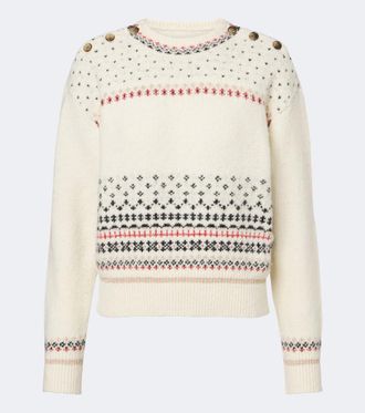 Isabel Marant Pullover Zoe in misto cotone e lana