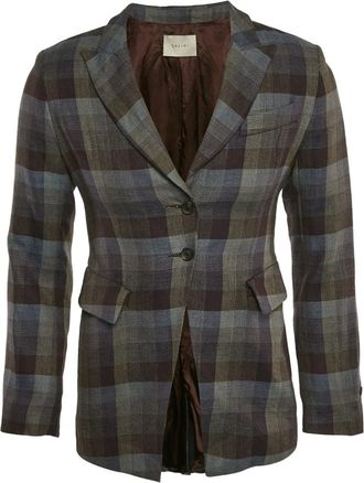 Qasimi Blazer monopetto a quadri - Multicolore