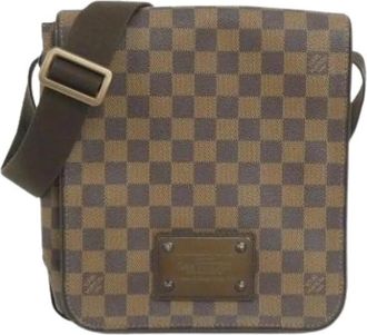 Louis Vuitton Pre-owned Cross Body Bags, female, Brown, Size: ONE SIZE Pre-owned Canvas Shoulder Bag