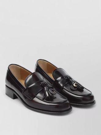 Churchs sibyl loafer tassel apron toe leather