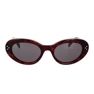 Celine Glamour Cat-eye Sunglasses with Golden Logo