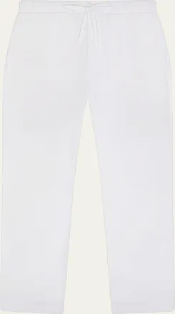 Frescobol Carioca Mens Oscar Solid Linen Pants