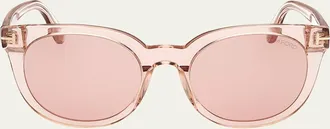 Tom Ford Moira Acetate Butterfly Sunglasses
