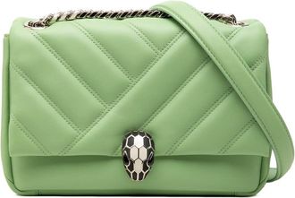 Bulgari Pre-owned Bvlgari Leather Serpenti Cabochon Chain Crossbody Ladies JLTEZH0J8Y5EXE46
