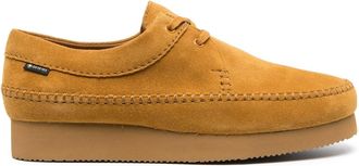 Clarks suede lace-up shoes - men - Rubber/Calf Leather/Calf Suede - 10.5 - Yellow
