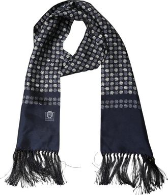 Dolce & Gabbana Sjaal - Heren - Zijden sjaals - Blauw - ONE Size - Accessoires
