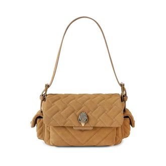 Kurt Geiger Kensington Crossbody Tas - Dames - Tassen - Groen - Maat: ONE Size Leer