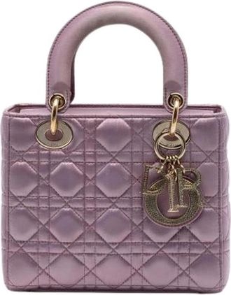 Dior Pre-owned Lady Dior - Dames - Vintage Handtas - Roze - ONE Size - Leer - Vintage