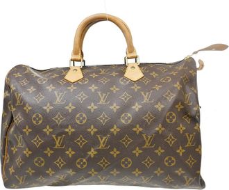 Louis Vuitton Speedy Monogram Canvas Brown Canvas Handbag (Pre-Owned)