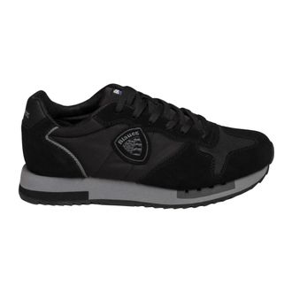 Blauer Queens Sneaker - Heren - Schoenen - Zwart - Maat: 42 EU Zijde