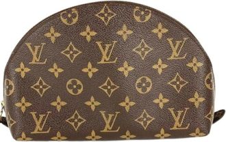 Louis Vuitton Pre-owned Wash Bag - Dames - Vintage Clutch - Bruin - ONE Size - Vintage