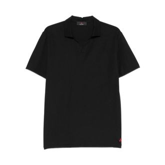 Peuterey Polo Shirts, male, Black, Size: M New Helgo Polo Shirt