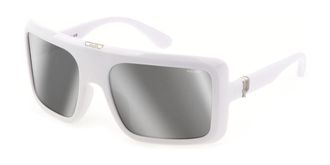 Police SPLF62 04AW Mens Sunglasses White Size 61
