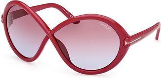 Tom Ford FT1070 JADA 75Y Womens Sunglasses Pink Size 68