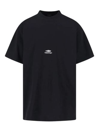 Balenciaga logo-detail T-shirt - Nero