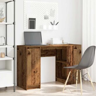 Berkfield Home Desk Old Wood 120x42x76 cm Engineered Wood in Brown | Size: 120 x 42 x 76 cm