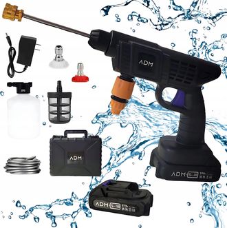 OEM Mini Hidrolimpiadora Inal&aacute;mbrica Adm 30 Bar + 2 Bater&iacute;as