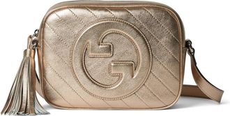 Gucci Crossbodytas - Dames - Schoudertassen - Beige - ONE Size - Leer - Tassen