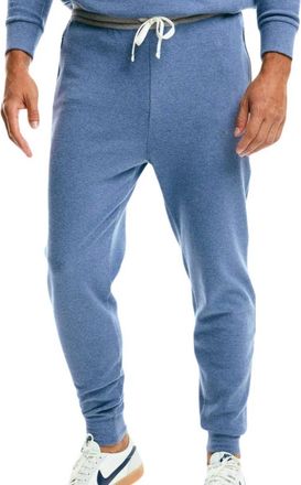 Southern Tide Backrush Heather Jogger In Seven Seas Blue