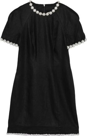 Zimmermann Rebellion verfraaide mini-jurk - Zwart
