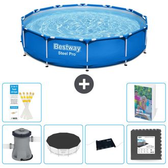 Bestway Piscina Bestway Steel Pro Redonda - 366x76 Cm - 7-piezas S195