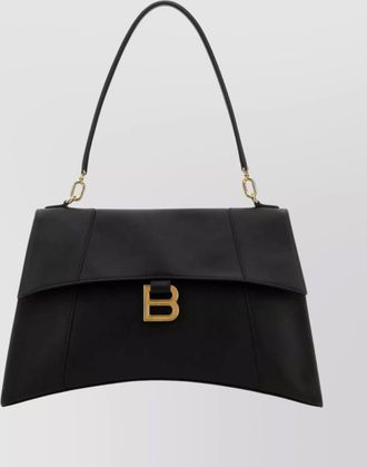 Balenciaga hourglass leather shoulder bag