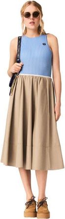 Maje Mid-length cotton skirt in Mastic Beige at Nordstrom, Size 36 Eu