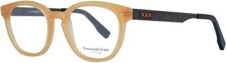 Ermenegildo Zegna Stijlvolle Metalen en Kunststof Optische Frames - Heren - Brillen - Oranje - ONE Size - Accessoires