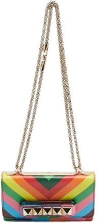Valentino Pre-owned Mini Bags, female, Multicolor, Size: ONE SIZE Pre-owned Leather Mini Shoulder Bag