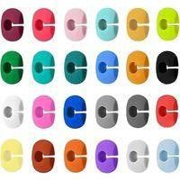OEM Juego De 48 Marcadores De Silicona Para Copas De Vino Y Champ&aacute;n, Multicolores Y Reutilizables - Crezuo