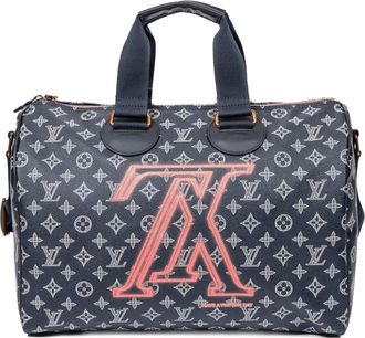 Louis Vuitton Borsa a mano Speedy Bandouliere 40 - Blu