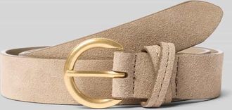 Marc O'Polo G&uuml;rtel aus echtem Leder mit Dornschlie&szlig;e in Taupe, Gr&ouml;&szlig;e 100