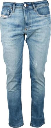 Diesel Stijlvolle Jeans met Katoenmix - Heren - Slim Fit Jeans - Blauw - W32 - Katoen - Jeans