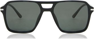 Prada PR 20YS Polarized 1AB03R Mens Sunglasses Black Size 55