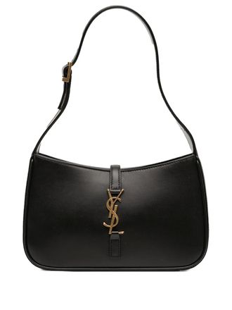 Saint Laurent Borsa a spalla Le 5 a 7 in pelle di vitello liscia 2023 - Nero
