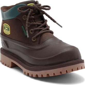 Skechers x John Deere Lace-Up Boot in Chocolate at Nordstrom Rack, Size 8.5