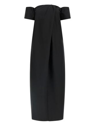 Magda Butrym off-shoulder sheath maxi dress - Black