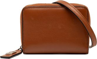 Valentino Pre-owned Valentino Leather VLogo Wallet On Strap Ladies KCXPQK2B097XRQ3O