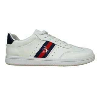 Original Penguin Heren Platte Trainers (Wit)