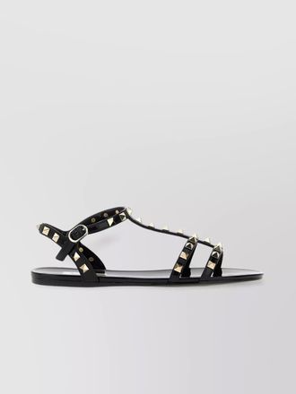 Valentino Garavani rockstud flat sole open toe sandals