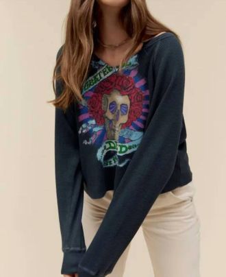 Daydreamer Grateful Dead Love Will See You Through Thermal In Vintage Black