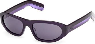 adidas OR0139 81Y Mens Sunglasses Purple Size 57