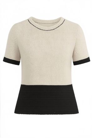 Dear John Denim Womens Claira Short Sleeve Sweater In Oyster