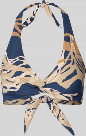 Barts Bikini-Oberteil mit Neckholder Modell Melyd in Dunkelblau, Gr&ouml;&szlig;e 36