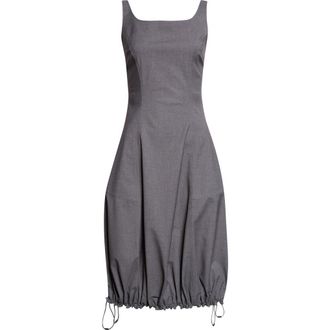 Coperni Technical Tailored Balloon Dress in Grey at Nordstrom, Size 10 Us