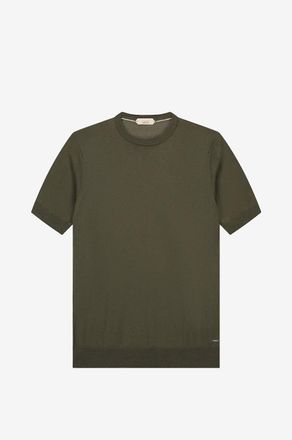 Aur&eacute;lien Kurz&auml;rmeliges T-Shirt aus Cashwool-Wolle