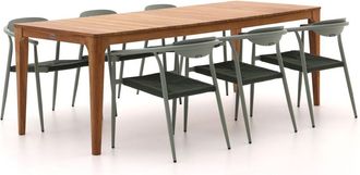 Manifesto Furniture Manifesto Cavone/Bruca 220cm dining tuinset 7-delig stapelbaar