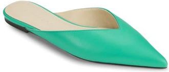 Yosi Samra Nera Pointed Toe Flat in Teal at Nordstrom, Size 6.5
