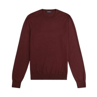 Fay Jersey de cuello redondo - Knitwear - Hombre - Rojo - 2XL